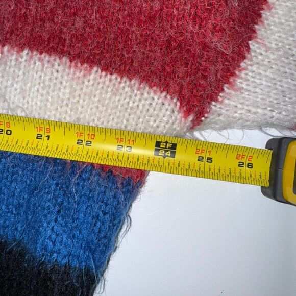 Anthropologie Raga Taylor Pullover Sweater | Multicolor Stripe | Size medium - Picture 12 of 13